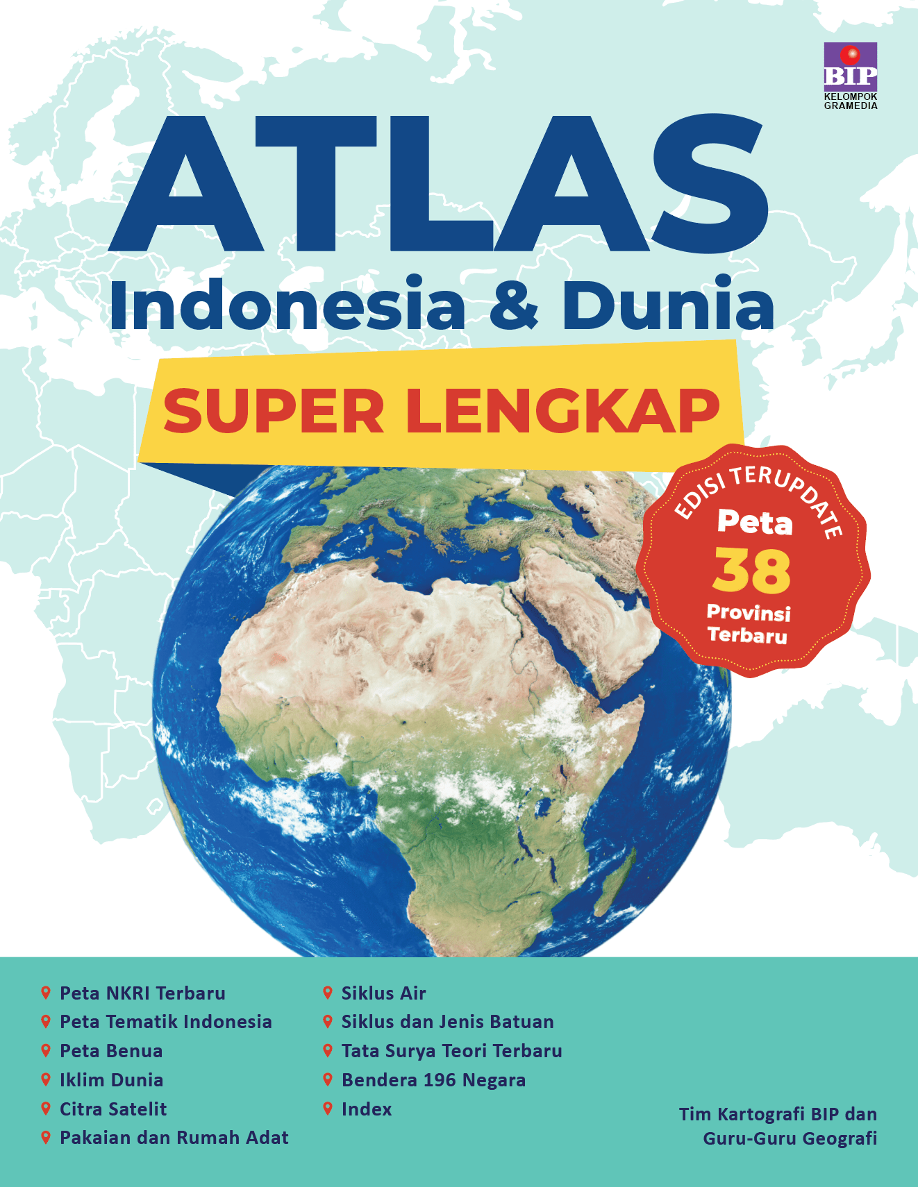 Cover ATLAS INDONESIA & DUNIA SUPER LENGKAP / APRILIA WIRAHMA DAN DAMAR SASONGKO (Editor)