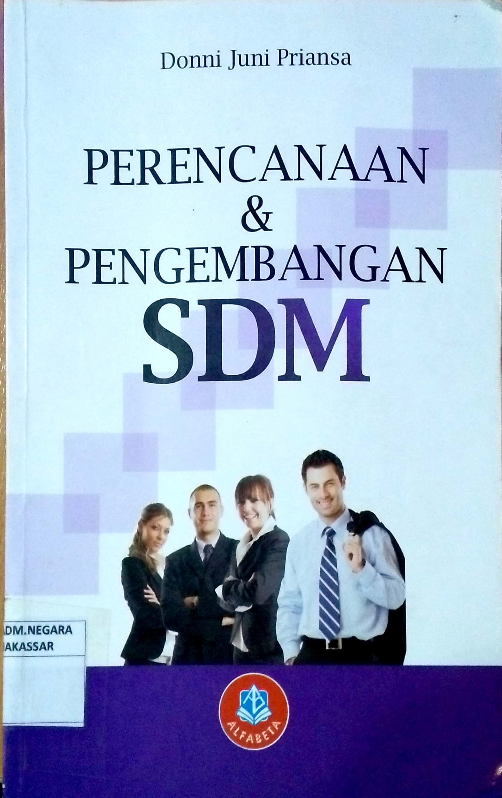 Cover PERNCANAAN & PENGEMBANGAN SDM / DONNI JUNI PRIANSA