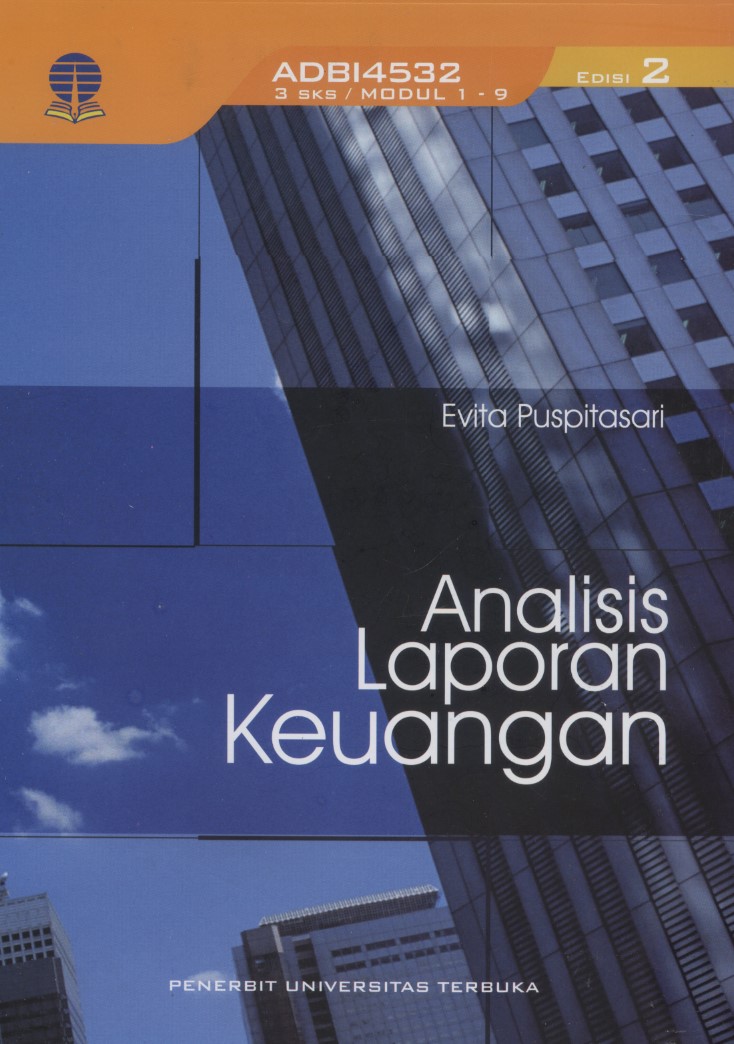 Cover ANALISIS LAPORAN KEUANGAN / EVITA PUSPITASARI