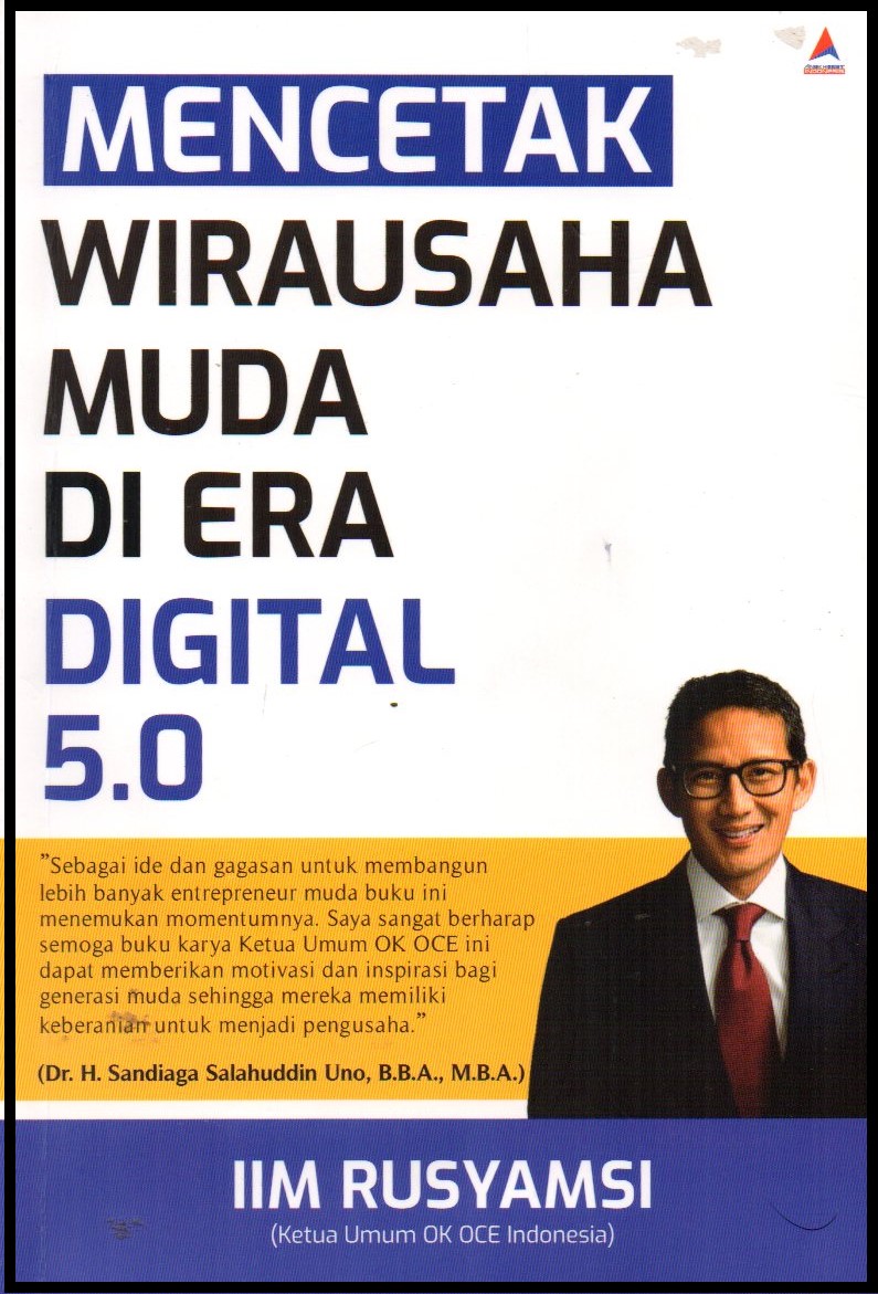 Cover MENCETAK WIRAUSAHA MUDA DI ERA DIGITAL 5.0 / IIM RUSYAMSI