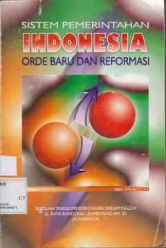 Cover SISTEM PEMERINTAHAN ORDE BARU DAN REFORMASI / TIM