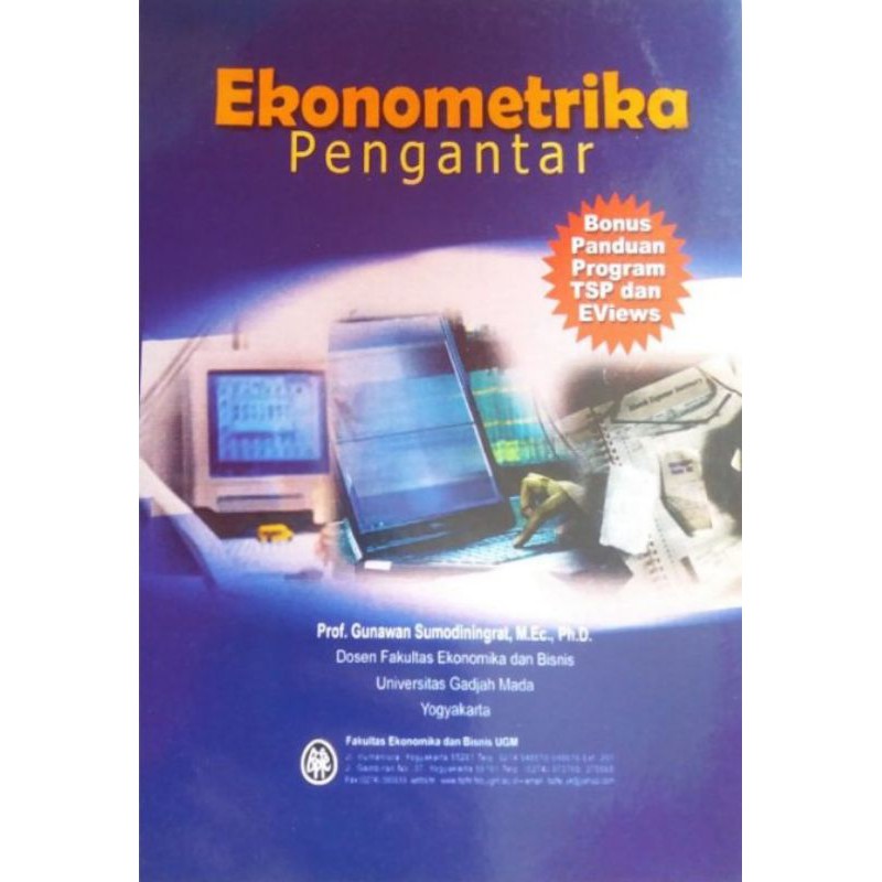 Cover EKONOMETRIKA PENGANTAR :  - / GUNAWAN SUMODININGRAT