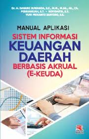 Cover MANUAL APLIKASI SISTEM INFORMASI KEUANGAN DAERAH BERBASIS AKRUAL (E-KEUDA), / Dr. H. DADANG SUWANDA, S.E., M.M., M.Ak., Ak., CA.