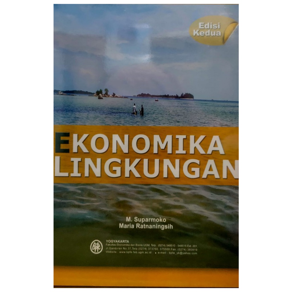 Cover EKONOMIKA LINGKUNGAN / M. SUPARMOKO, MARIA RATNANINGSIH
