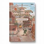 Cover DOOR TO DOOR BOOKSTORE :  Pak Tua Pengantar Buku Dan Gadis Kecil Bermantel Kuning / CARSTEN HENN