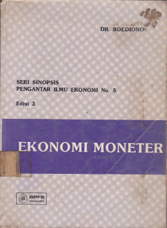 Cover EKONOMI MONETER / BOEDIONO