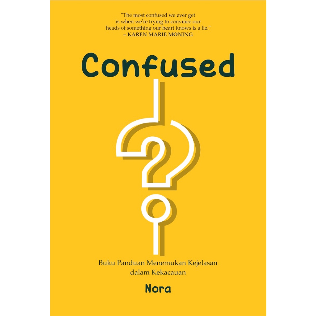 Cover CONFUSED :  Buku panduan menemukan kejelasan dalam kekacauan / NORA