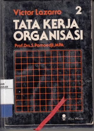 Cover TATA KERJA ORGANISASI 2 / VICTOR LAZARRO