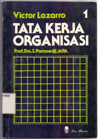 Cover TATA KERJA ORGANISASI 1 / VICTOR LAZARRO