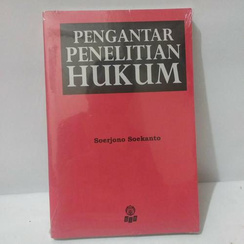 Cover PENGANTAR PENELITIAN HUKUM / SOERJONO SOEKANTO