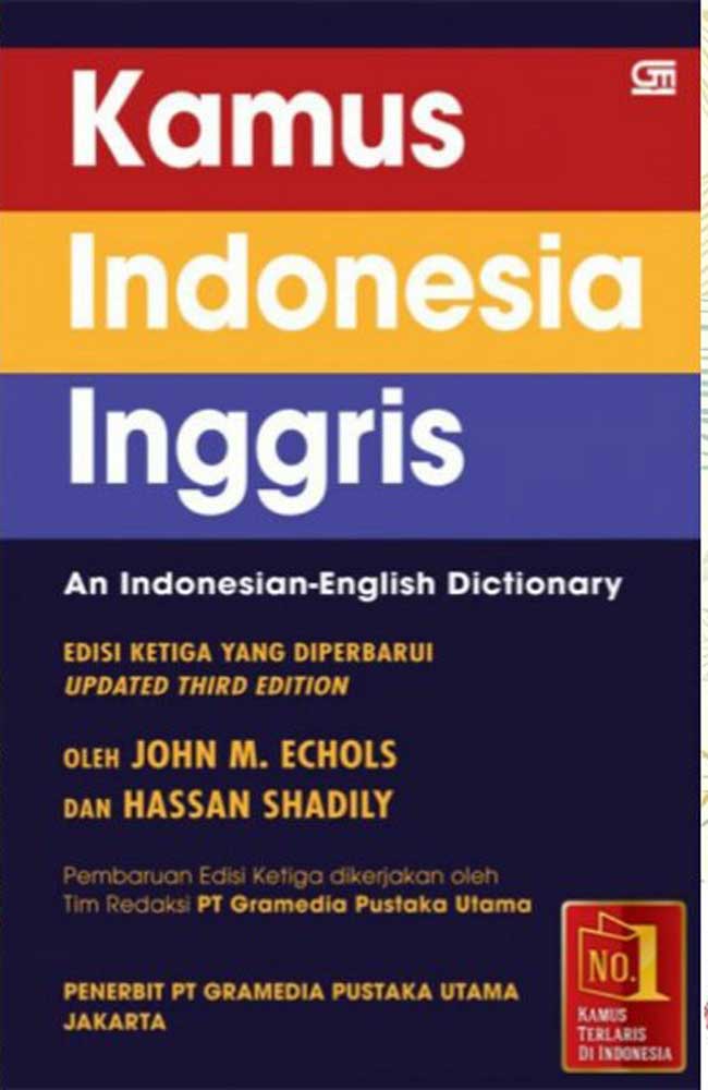 Cover KAMUS INDONESIA INGGRIS / JOHN M.ECHOLS