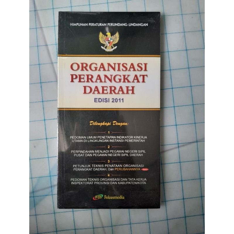 Cover HIMPUNAN PERATURAN PERUNDANG-UNDANGAN ORGANISASI PERANGKAT  DAERAH / INDONESIA