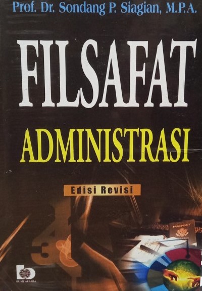 Cover Filsafat administrasi / Sondang P. Siagian