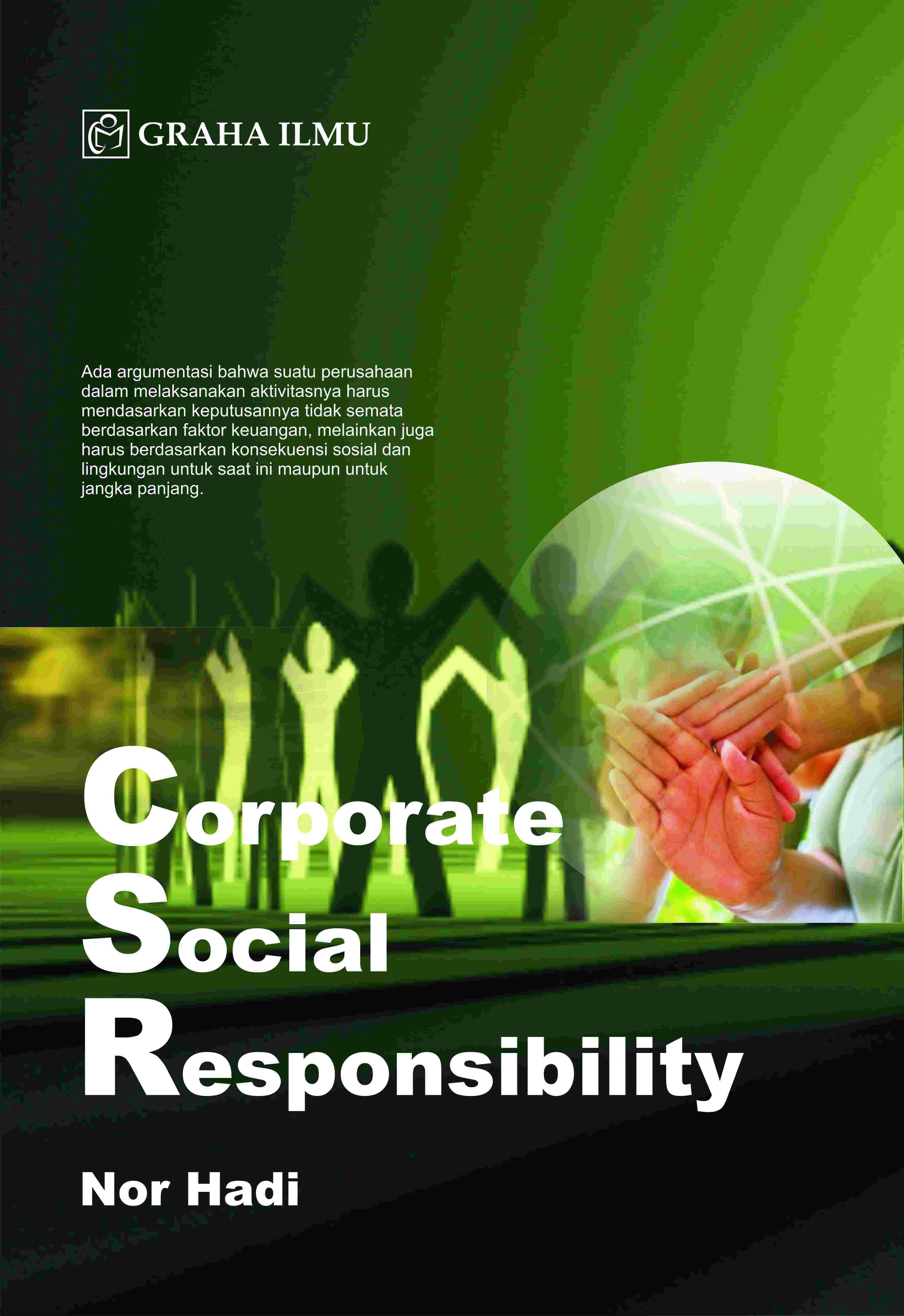 Cover CORPORATE SOCIAL RESPONNSIBILITY / NOR HADI