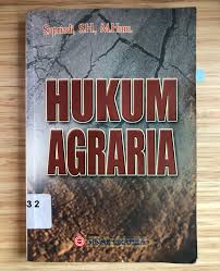 Cover HUKUM  AGRARIA / SUPRIADI, S.H., M.Hum