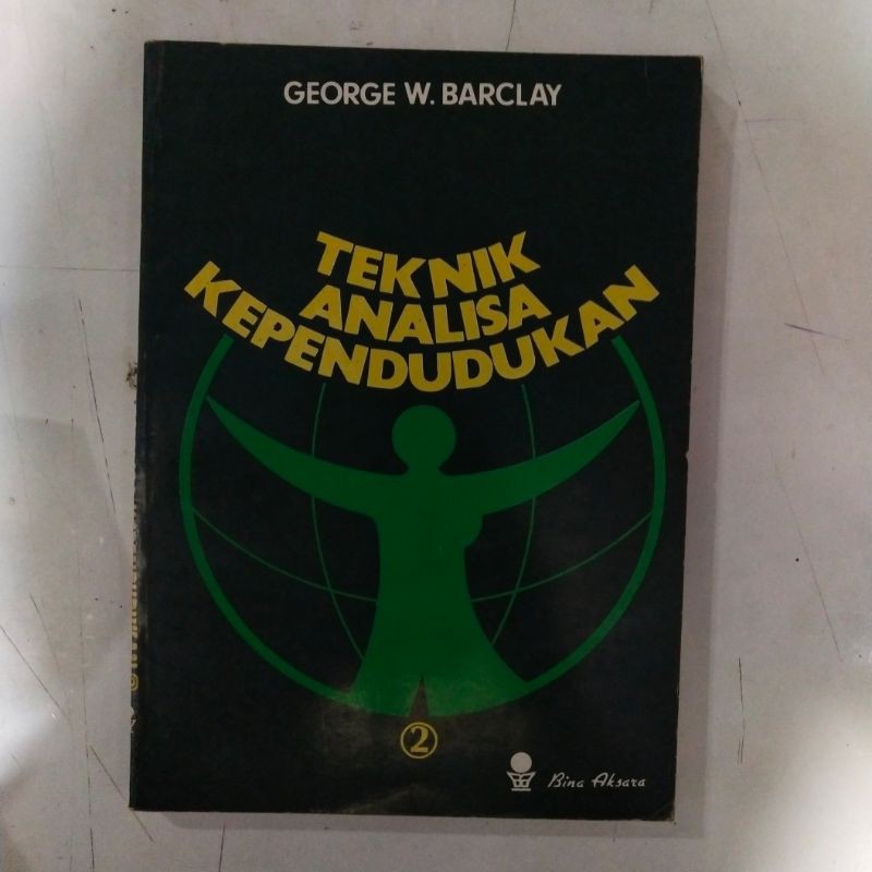 Cover TEKNIK ANALISA KEPENDUDUKAN / George W. Barclay