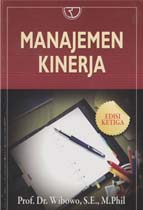 Cover MANAJEMEN  KINERJA / Prof. Dr. WIBOWO, S.E,. M.Phil