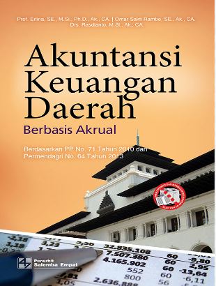 Cover AKUNTANSI KEUANGAN DAERAH :  Berbasis Akrual / PROF. ERLINA, S.E., M. Si., Ph.D., Ak., CA.