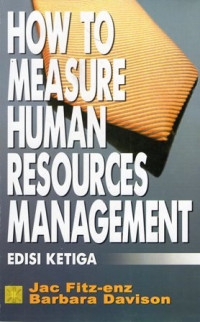 Cover HOW TO MEASURE HUMAN  RESOURCES MANAGEMENT / JAC FITZ-ENZ