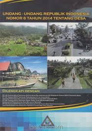Cover UNDANG-UNDANG REPUBLIK INDONESIA NOMOR 6 TAHUN 2014 TENTANG DESA ' / TIM PENERBIT