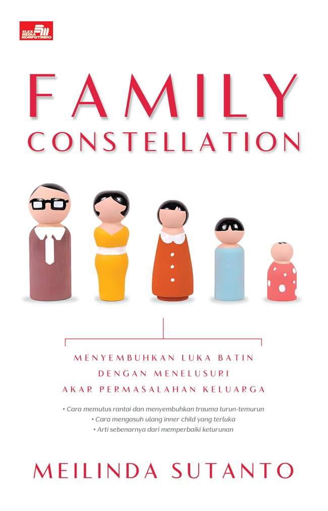 Cover FAMILY CONSTELLATION :  Menyembuhkan Luka Batin Dengan Menelusuri Akar Permasalahan keluarga / MEILINDA SUTATNTO