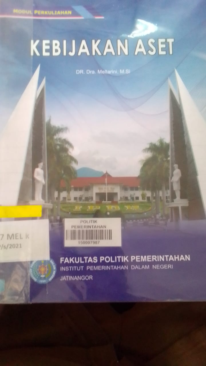 Cover KEBIJAKAN ASET / DR.DRA. MELTARINI,MSI