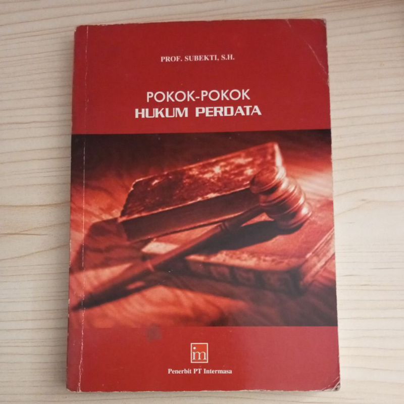 Cover POKOK-POKOK HUKUM PERDATA / PROF. SUBEKTI,SH.