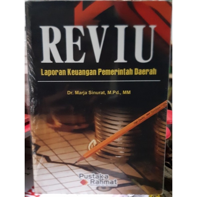 Cover REVIU LAPORAN KEUANGAN PEMERINTAH DAERAH ' / Dr. Marja Sinurat, M.Pd., MM.