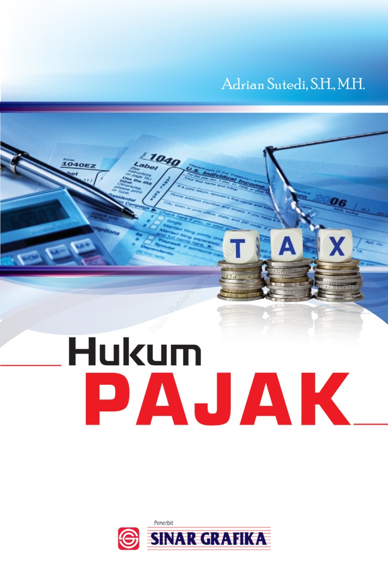 Cover HUKUM PAJAK ' :  - / ADRIAN SUTEDI, SH., M.H.