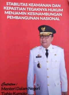 Cover STABILITAS KEAMANAN DAN KEPASTIAN TEGAKNYA HUKUM MENJAMIN KESINAMBUNGAN PEMBANGUNAN NASIONAL  ' / TJAHJO KUMOLO