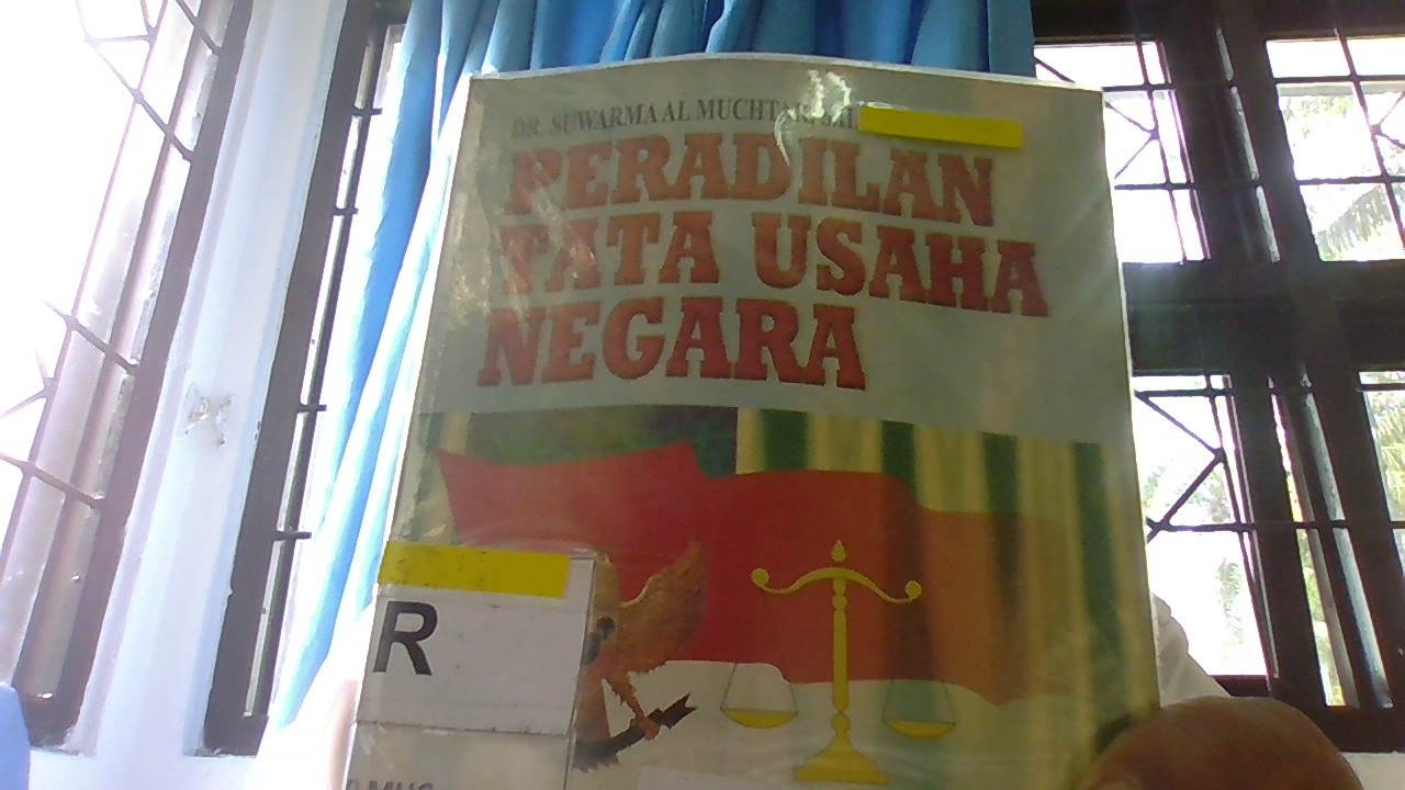 Cover PERADILAN TATA USAHA NEGARA / DR.SUWARMA AL MUCHTAR,SH