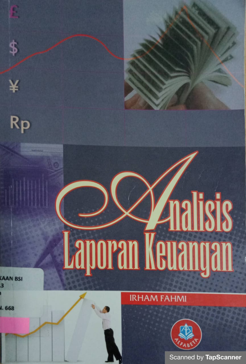 Cover ANALISIS LAPORAN KEUANGAN  ' / IRHAM FAHMI,SE,.M.Si