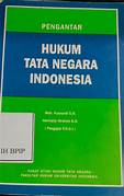 Cover PENGANTAR HUKUM TATA NEGARA / MOH. KUSNARDI,SH