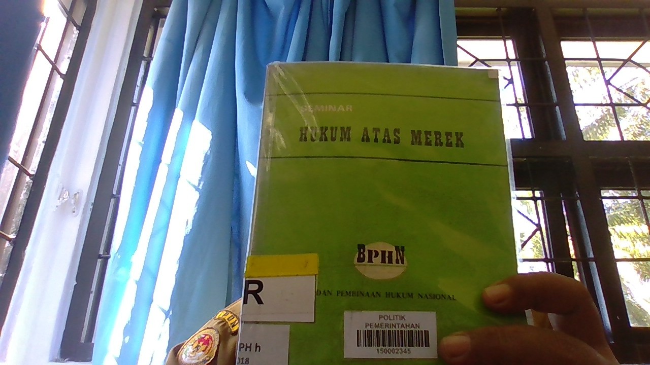 Cover HUKUM ATAS MEREK / BADAN PEMBINAAN HUKUM NASIONAL