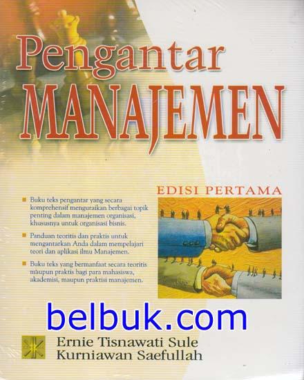 Cover PENGANTAR MANAJEMEN / ERNIE TISNAWATI SULE