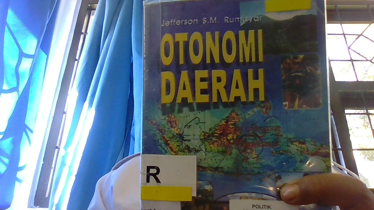 Cover OTONOMI DAERAH / JEFFERSON S.M. RUMAYAR
