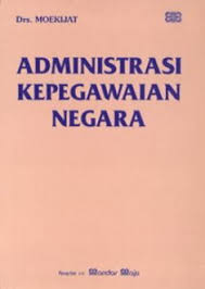 Cover ADMINISTRASI KEPEGAWAIAN  NEGARA  ' / DRS. MOEKIJAT