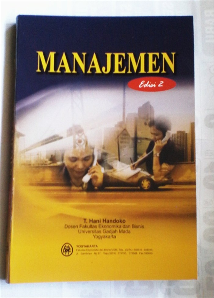 Cover MANAJEMEN / Dr, T. HANI HANDOKO, M.B.A
