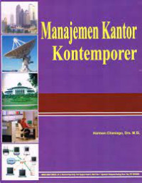 Cover MANAJMEN KANTOR KONTEMPORER / HARMON CHANIAGO, Drs. M.Si