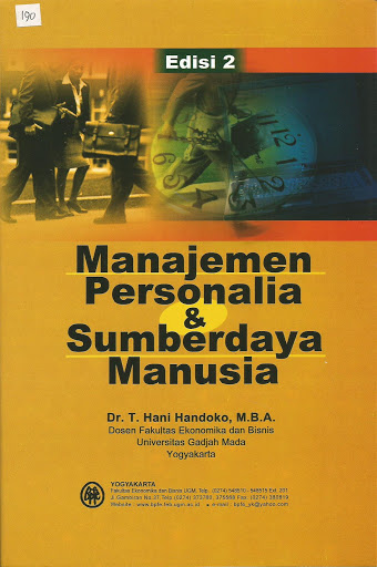 Cover MANAJEMEN PERSONALIA & SUMBERDAYA MANUSIA :  Edisi 2 / DR. T. HANI HANDOKO, M.B.A.
