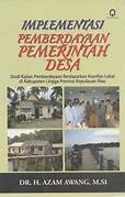 Cover IMPLEMENTASI PEMBERDAYAAN PEMERINTAHAN DESA :  STUDI KAJIAN PEMBERDAYAAN BERDASARKAN KEARIFAN LOKAL DI KABUPATEN LINGGA PROVINSI KEPULAUAN RIAU / DR. H. AZAM AWANG ,M.Si
