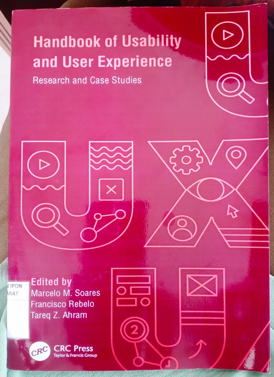 Cover HANDBOOK OF USABILITY AND USER EXPERIENCE :  RESEARCH AND CASE STUDIES / MARCELO M. SOARES, DKK