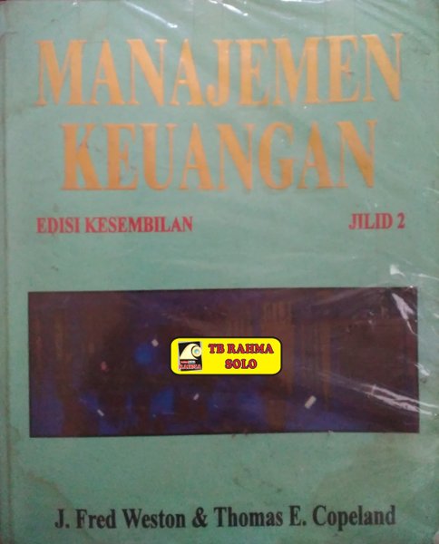 Cover MANAJEMEN KEUANGAN / J. FRED WESTON