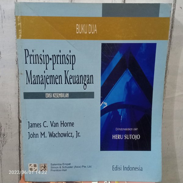 Cover PRINSIP-PRINSIP MANAJEMEN KEUANGAN / JAMES C. VAN HORNE