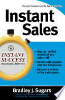 Cover INSTANT SALES / BRADLEY J. SUGARS