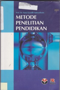Cover METODE PENELITIAN PENDIDIKAN / Nana Syaodih Sukmadinata