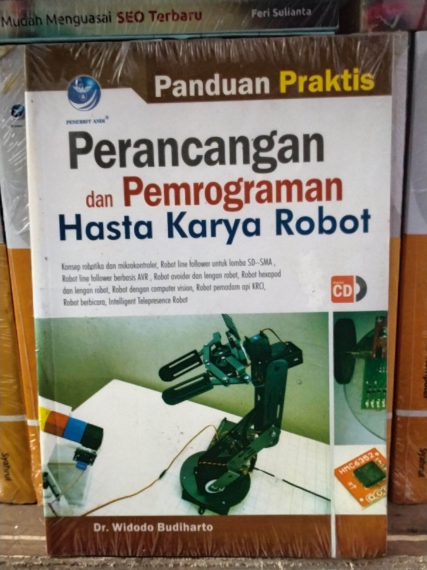Cover PERANCANGAN DAN PEMOGRAMAN HASTA KARYA ROBOT / DR. WIDODO BUDIHARTO