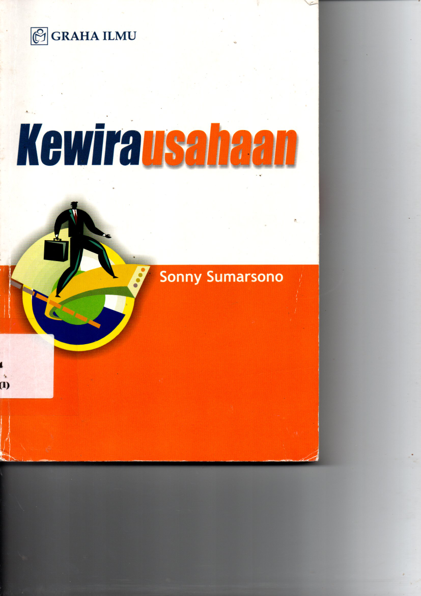 Cover KEWIRAUSAHAAN / SONNY SUMARSONO