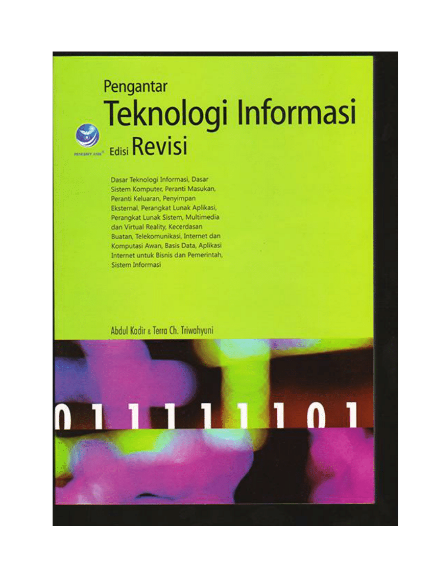 Cover PENGANTAR TEKNOLOGI INFORMASI / ABDUL KADIR