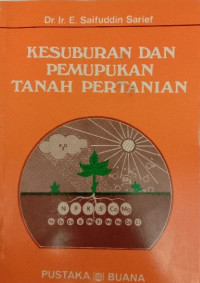 Cover KESUBURAN DAN PEMUPUKAN TANAH PERTANIAN / Dr. Ir. E. SAIFIDDIN SARIE